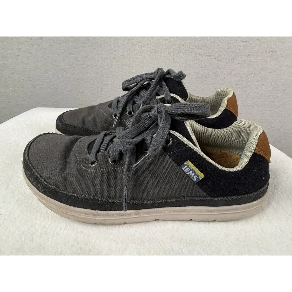Lems Unisex Chillum Varsity Blue Lace-up Sneakers M6.5 W8 Cork Casual Minimalist